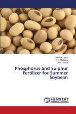 Phosphorus and Sulphur Fertilizer for Summer Soybean af Mathukia R K