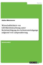 Wirtschaftlichkeit von LED-Burobeleuchtung unter Berucksichtigung des Lichtstromruckgangs aufgrund von Lampenalterung af Abdias Mbeusseune