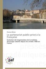 Le Partenariat Public-Prive A La Francaise af Menez-F