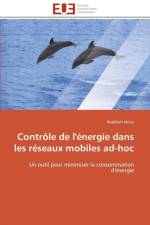 Contr le de l' nergie Dans Les R seaux Mobiles Ad-Hoc af Idrissi-A