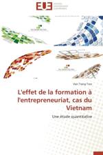 L'effet de la formation a l'entrepreneuriat, cas du vietnam af Tran-V