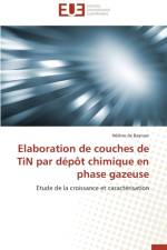 Elaboration de Couches de Tin Par D p t Chimique En Phase Gazeuse af De Baynast-H