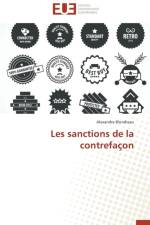 Les Sanctions de la Contrefa on af Blondieau-A