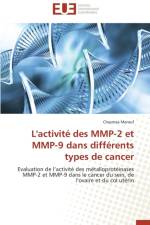 L'Activit Des Mmp-2 Et Mmp-9 Dans Diff rents Types de Cancer af Marouf-C