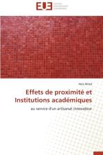 Effets de Proximit Et Institutions Acad miques af Miled-H