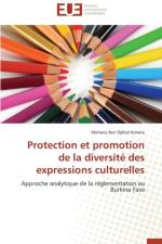 Protection et promotion de la diversite des expressions culturelles af Konate-M