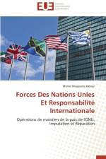 Forces Des Nations Unies Et Responsabilit Internationale af Kaboyi-M
