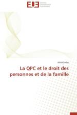 Qpc Et Le Droit Des Personnes Et de la Famille af Cercley-J