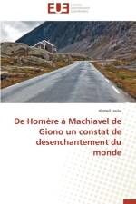 de Hom re Machiavel de Giono Un Constat de D senchantement Du Monde af Louba-A