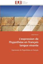 L'expression de l'hypothese en francais langue vivante af Kherzat-L