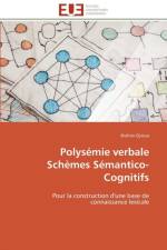 Polys mie Verbale Sch mes S mantico-Cognitifs af Djioua-B