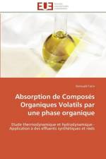 Absorption de Compos s Organiques Volatils Par Une Phase Organique af Tatin-R