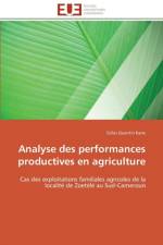 Analyse Des Performances Productives En Agriculture af Kane-G