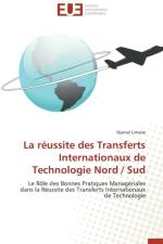 La R ussite Des Transferts Internationaux de Technologie Nord / Sud af Limane-D
