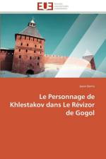 Le Personnage de Khlestakov Dans Le R vizor de Gogol af Barrio-J