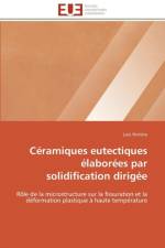 Ceramiques eutectiques elaborees par solidification dirigee af Perriere-L