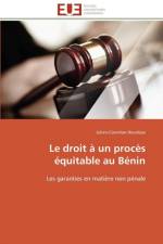 Le droit a un proces equitable au benin af Hounkpe-J