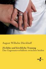 Zivilehe und kirchliche Trauung af August Wilhelm Dieckhoff