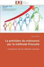 Pr vision de Croissance Par La M thode Procuste af Gabriel-P