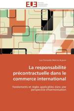 La Responsabilit Pr contractuelle Dans Le Commerce International af Kuyven-L