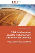 Publicite des causes sociales et changement d'attitudes des individus af Noubissi-P