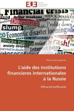 L'Aide Des Institutions Financieres Internationales La Russie af Lepatrick-P