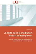 Le Texte Dans La M diation de l'Art Contemporain af Arches-J