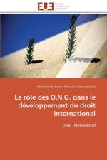 R le Des O.N.G. Dans Le D veloppement Du Droit International af Ghavamabadi-M