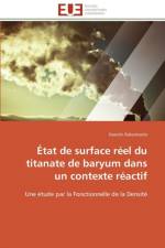 tat de Surface R el Du Titanate de Baryum Dans Un Contexte R actif af Rakotovelo-G