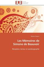 Les M moires de Simone de Beauvoir af Chapuis-M