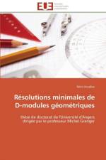 Resolutions minimales de d-modules geometriques af Arcadias-R
