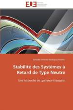 Stabilit Des Syst mes Retard de Type Neutre af Paredes-S