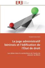 Juge Administratif B ninois Et L dification de L tat de Droit af Eboh-T