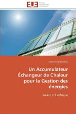 Un Accumulateur changeur de Chaleur Pour La Gestion Des nergies af Hammou-Z