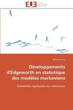 D veloppements d'Edgeworth En Statistique Des Mod les Markoviens af Ferre-D