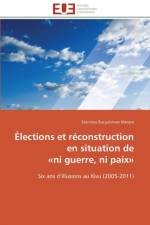 lections Et R construction En Situation de Ni Guerre, Ni Paix af Bucyalimwe Mararo-S