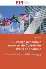 L Examen P riodique Universel Du Conseil Des Droits de L Homme af Durel-B