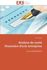 Analyse de Sant Financi re d'Une Entreprise af Kebabi-T
