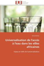Universalisation de l'Acc s l'Eau Dans Les Villes Africaines af Bohbot-R