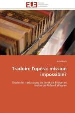 Traduire l'Op ra af Hirsch-J