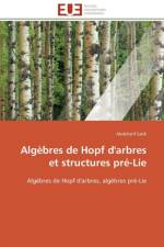 Algebres de hopf d'arbres et structures pre-lie af Saidi-A