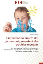 L'Intervention Aupr s Des Jeunes Qui Pr sentent Des Troubles Mentaux af Laforge-V
