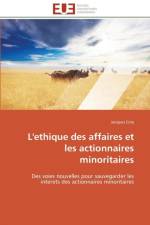 L'ethique des affaires et les actionnaires minoritaires af Cory-J