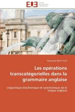 Les Op rations Transcat gorielles Dans La Grammaire Anglaise af Silue-N