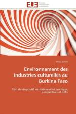Environnement des industries culturelles au burkina faso af Zorom-I
