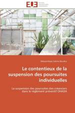 Le Contentieux de la Suspension Des Poursuites Individuelles af Boudou-N