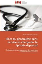 Place Du G n raliste Dans La Prise En Charge Du 1e pisode D pressif af Amourda-M