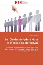 Le R le Des motions Dans La Menace Du St r otype af Chateignier-C