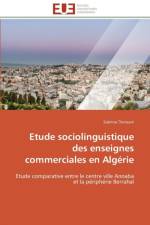 Etude sociolinguistique des enseignes commerciales en algerie af Tlemsani-S