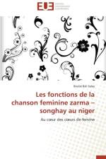 Les fonctions de la chanson feminine zarma songhay au niger af Saley-B